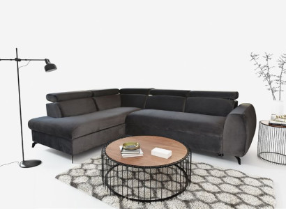 Sofa Ecksofa Wohnlandschaft L-Form Designersofa Luxus Ecksofas Stoffsofa Textil